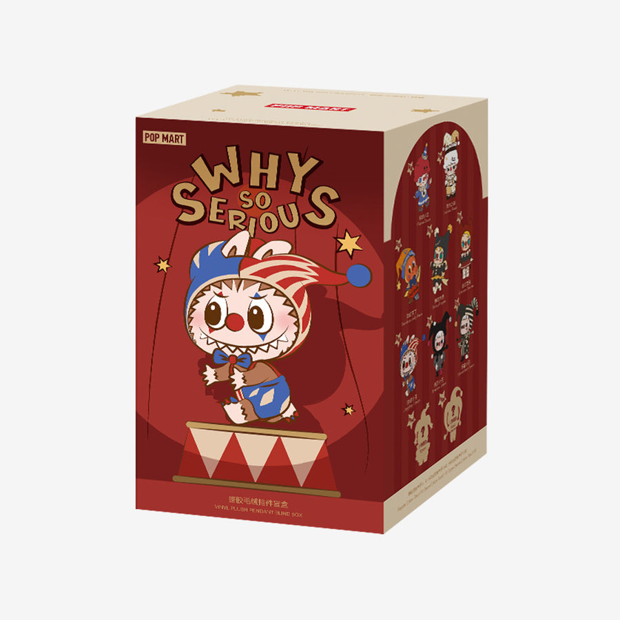 [NEW RELEASE: ARRIVING END OF OCTOBER] POPMART WHY SO SERIOUS Series-Vinyl Plush Pendant Blind Box