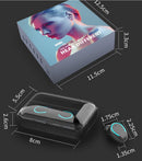 Multifunction Bluetooth Headset Binaural Movement Power Bank Phone Support
