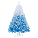 2025 New Artificial Christmas Tree with 456 Branch Tips and Folding Metal Stand