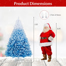 2025 New Artificial Christmas Tree with 456 Branch Tips and Folding Metal Stand