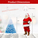 2025 New Artificial Christmas Tree with 456 Branch Tips and Folding Metal Stand