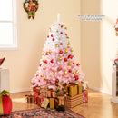 2025 New Artificial Christmas Tree with Folding Metal Stand and 456 Branch Tips