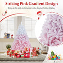 2025 New Artificial Christmas Tree with Folding Metal Stand and 456 Branch Tips