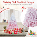 2025 New Artificial Christmas Tree with Folding Metal Stand and 456 Branch Tips