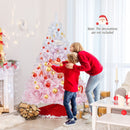2025 New Artificial Christmas Tree with Folding Metal Stand and 456 Branch Tips