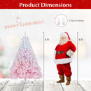 2025 New Artificial Christmas Tree with Folding Metal Stand and 456 Branch Tips