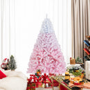2025 New Artificial Christmas Tree with Folding Metal Stand and 456 Branch Tips