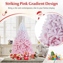 2025 New Artificial Christmas Tree with Folding Metal Stand and 456 Branch Tips