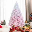 2025 New Artificial Christmas Tree with Folding Metal Stand and 456 Branch Tips