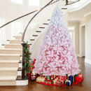 2025 New Artificial Christmas Tree with Folding Metal Stand and 456 Branch Tips