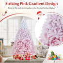 2025 New Artificial Christmas Tree with Folding Metal Stand and 456 Branch Tips