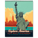 2025 Wall Calendar: Explore America