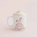 Pink Rainbow Mug | Sparkle Like a Unicorn | Personalized Name