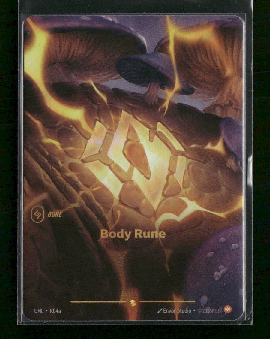 Body Rune (R04a) #R04a Showcase - Riftbound Unleashed