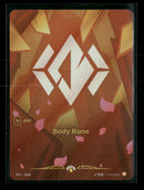Body Rune #R04b Rare - Riftbound Spiritforged