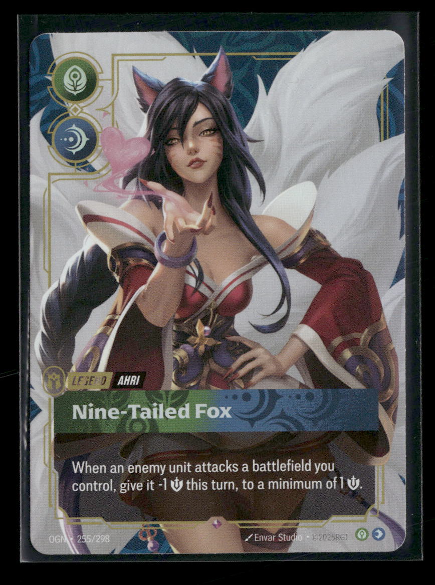 Ahri - Nine-Tailed Fox #255/298 Foil Rare - Riftbound Origins