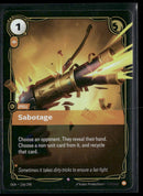 Sabotage #156/298 Foil Rare - Riftbound Origins