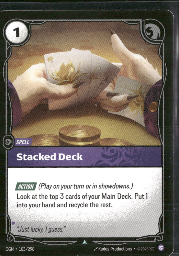 Stacked Deck #183/298 - Riftbound Origins