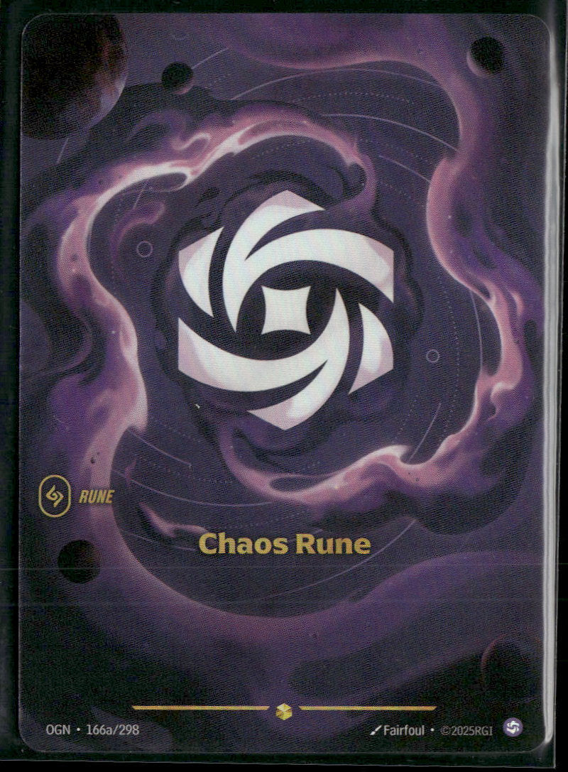 Chaos Rune #166a/298 - Riftbound Origins