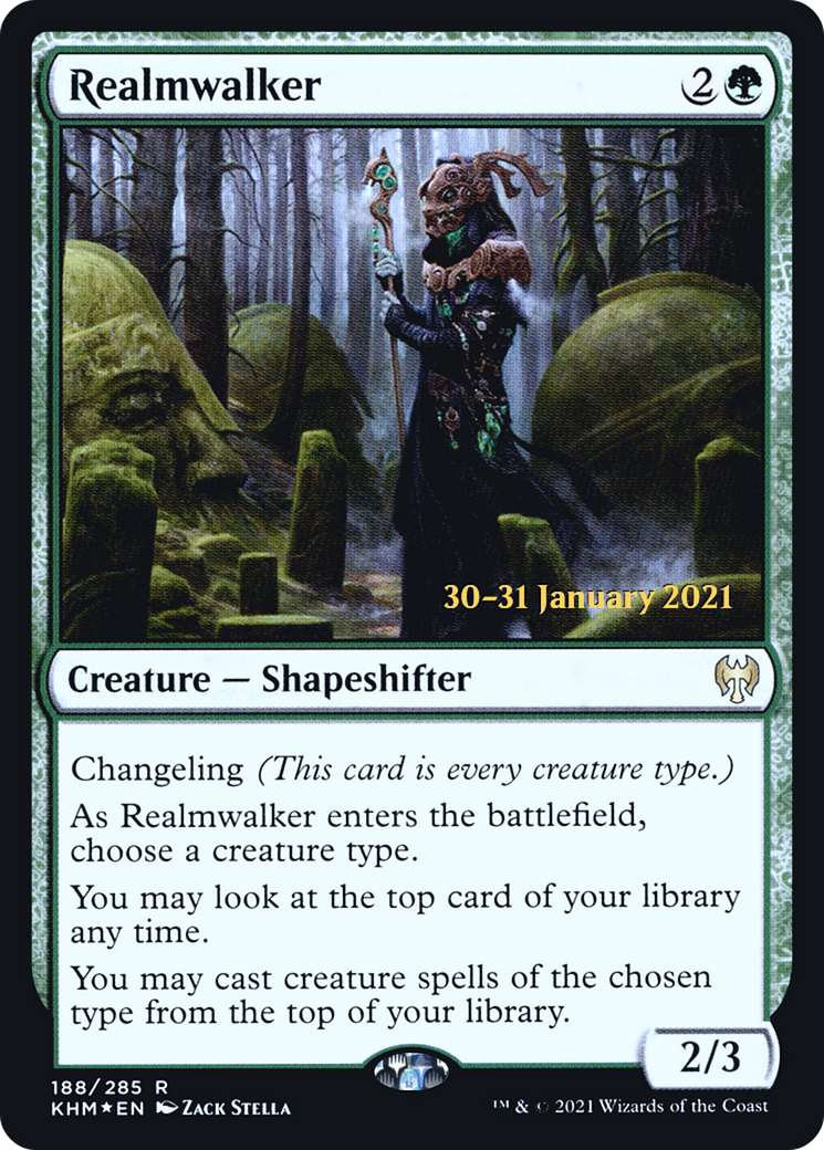 Realmwalker (PRE-188S) - Kaldheim Promos Foil