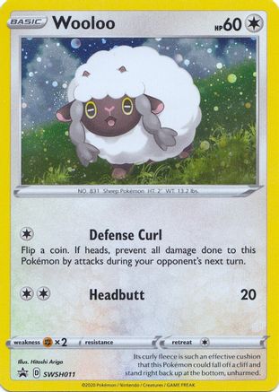 Wooloo SWSH011/307 - SWSH Sword & Shield Promo Cards Holofoil