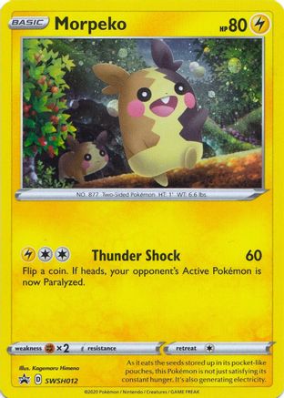 Morpeko SWSH012/307 - SWSH Sword & Shield Promo Cards Holofoil