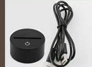 3D LED Touch Night Lights Christmas Decorations