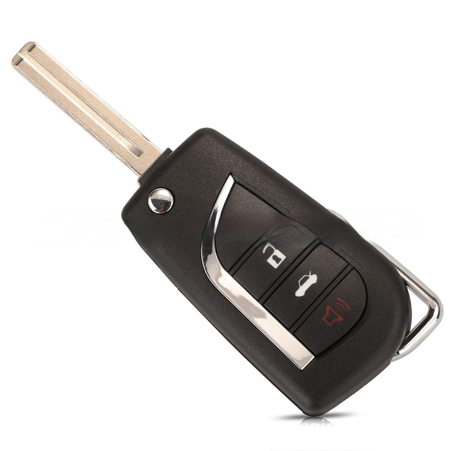 Folding Key Shell for Camry Highlander 4 Keys