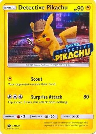 Detective Pikachu (Stamped) SM170 - SM Promos Holofoil