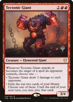 MTG: 158/254 Tectonic Giant (TBD) (Promo)