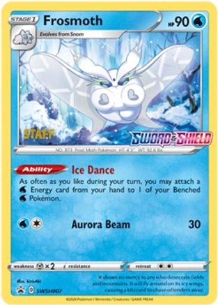 Frosmoth SWSH007 - SWSH Sword & Shield Promo Cards - Holofoil