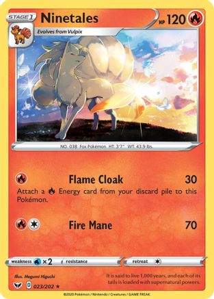 Ninetales 023/202 - SWSH01 Sword & Shield Base Set