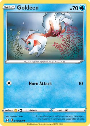 Goldeen () 045/202 - SWSH01 Sword & Shield Base Set