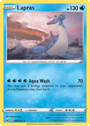 Lapras 048/202 - SWSH01 Sword & Shield Base Set