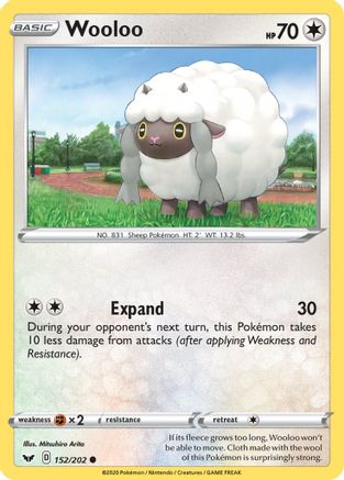 Wooloo 152/202 - SWSH01 Sword & Shield Base Set