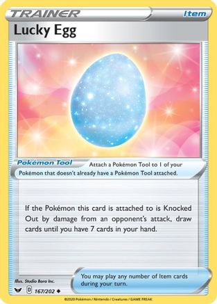 Lucky Egg 167/202 - SWSH01 Sword & Shield Base Set