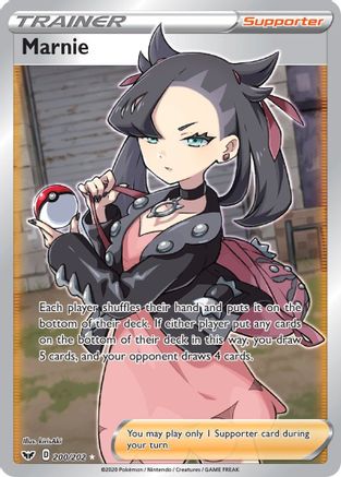 Marnie (Full Art) 200/202 - SWSH01 Sword & Shield Base Set Holofoil