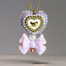 Blushing Bow Charm - Tumbler Handle Charm