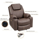 Electric Power Lift Leather Massage Sofa