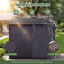 20 Cu.Ft Horizontal Resin Storage Shed with Adjustable Shelf