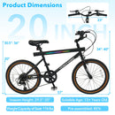 20 Inch LED-lit Cycling Bike with 2 Speakers and Ambient Lights for Men and Women