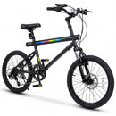 20 Inch Commuter Bicycle LED-lit with 6-Speed Shimano Twist Shifting and Stereo Speakers