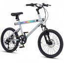 20 Inch Commuter Bicycle LED-lit with 6-Speed Shimano Twist Shifting and Stereo Speakers