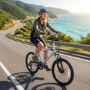 20 Inch Commuter Bicycle LED-lit with 6-Speed Shimano Twist Shifting and Stereo Speakers