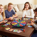 20 Inches 14 Slots Spin Wheel with Blackboard Marker for Prizes