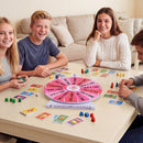 20 Inches 14 Slots Spin Wheel with Blackboard Marker for Prizes