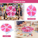 20 Inches 14 Slots Spin Wheel with Blackboard Marker for Prizes