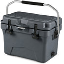 20 Quart Portable Hard Cooler with Built-in Ruler and Bottle