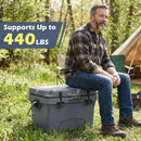 20 Quart Portable Hard Cooler with Built-in Ruler and Bottle