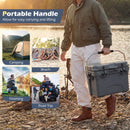 20 Quart Portable Hard Cooler with Built-in Ruler and Bottle